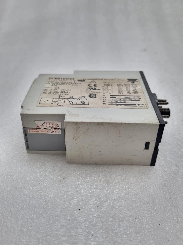 Carlo Gavazzi PCB01DM24 Asymmetrical Recycler Timer Made in Italy PCB01DM24